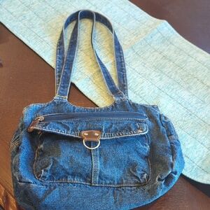 Stylish Blue Denim Women's Bag